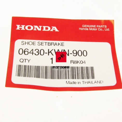 Szczęki hamulcowe Honda PCX 125 150 SH 125 [OEM: 06430KWN900]