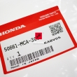 Guma podnóżków kierowcy Honda GL 1800 Gold Wing 2005-2017 [OEM: 50661MCA000]