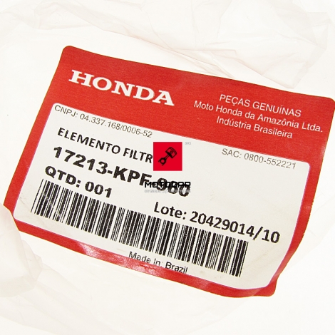 Filtr powietrza Honda CBF 250 2004 2006 [OEM: 17213KPF960]