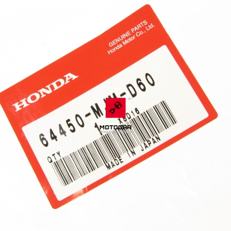 Wypełnienie owiewki Honda VFR 800X Crossrunner 2015-2017 lewe [OEM: 64450MJMD60]