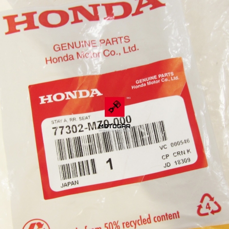 Mocowanie listwa tylnej kanapy pasażera Honda GL 1500 Gold Wing [OEM: 77302MZ0000]