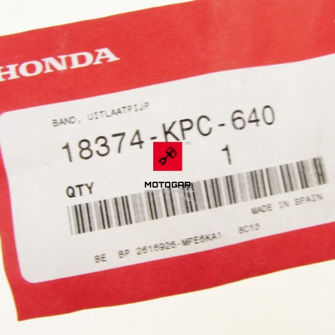 Obejma kolektora rury wydechowej Honda XL 125 Varadero 2001-2011 [OEM: 18374KPC640]