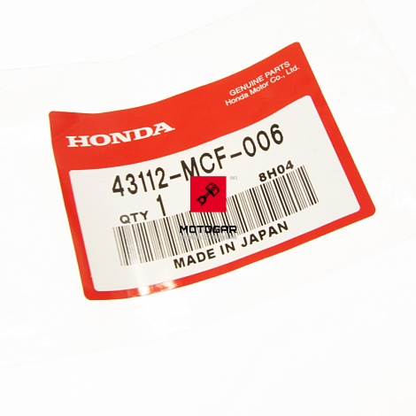 Blaszka klocków zacisku Honda CBR 600 900 1000 VTR 1000 tył [OEM: 43112MCF006]