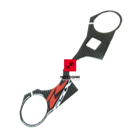 Naklejka na półkę kierownicy Suzuki GSXR 600 750 2006-2017 [OEM: 990D002H01PAD]