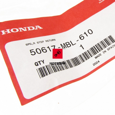 Sprężyna podnóżka kierowcy Honda NT 650 700 Deauville prawa [OEM: 50617MBL610]