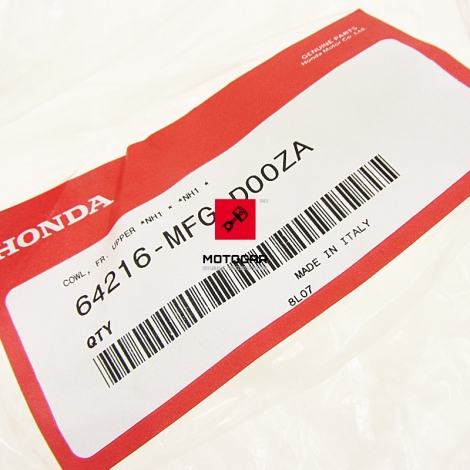 Osłona lampy Honda CB 600F Hornet 2007-2010 daszek [OEM: 64216MFGD00ZA]