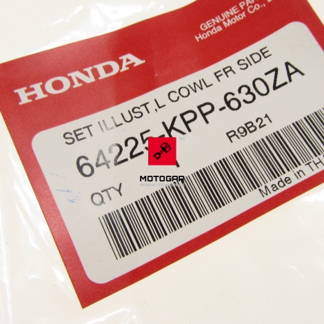 Owiewka lampy reflektora Honda CBR 125 Repsol 2015-2016 lewa [OEM: 64225KPP630ZA]