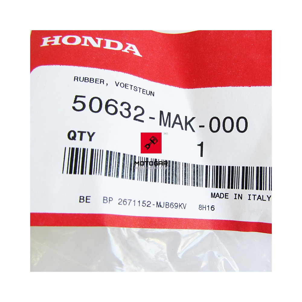 Guma podnózka kierowcy Honda SLR650 FX650 XL650 FMX [OEM