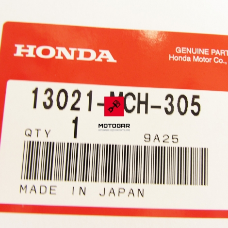 Pierścienie tłokowe Honda VTX 1800 2002-2006 nadwymiar 0.25 [OEM: 13021MCH305]