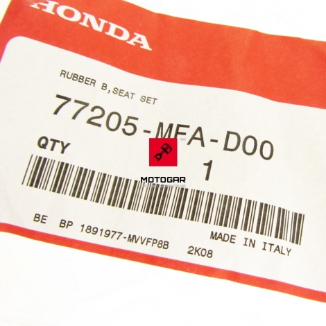 Guma kanapy kierowcy Honda CBF 1000 2006-2010 [OEM: 77205MFAD00]