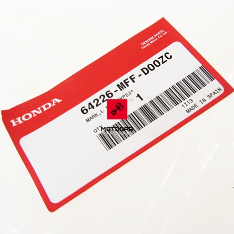 Ramka Stelaż tablicy rejestracyjnej Honda VTX 1300 1800 [OEM: 84701MCV000]