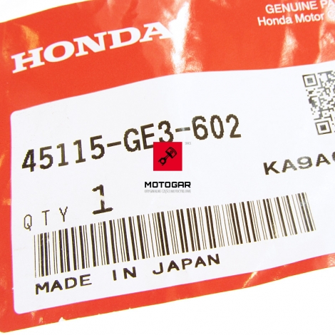 Sworzeń ślizgowy zacisku hamulca Honda CR 80 85 CRF 150 przedniego [OEM: 45115GE3602]