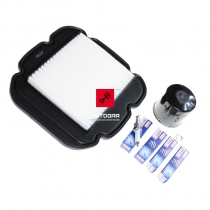 Zestaw serwisowy Suzuki DL 650 V-Strom 2012-2014 filtry świece [OEM: 1650027820]