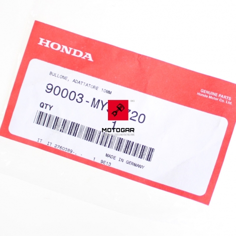 Mocowanie adapter lusterka Honda CB CBR XRV XL GL VT VTX [OEM: 90003MY5720]