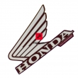 Emblemat owiewki Honda NT 700V Deauville 2007-2010 lewy [OEM: 64223MEWD00ZA]
