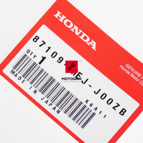 Naklejka ogona Honda CB 1300 2003-2008 lewa [OEM: 87109MEJJ00ZB]
