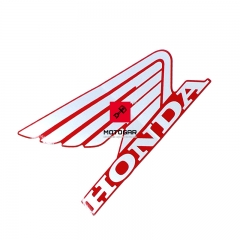 Naklejka, emblemat obudowy zbiornika paliwa, baku Honda TRX500, TRX650, TRX680 [OEM: 87121HP0A20ZA]