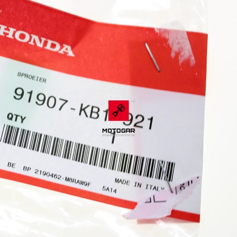 Dysza ssania Honda CRM 125 NSR 125 NX 125 [OEM: 91907KB1921]