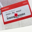 Osłona podłogi pług Honda SH 125 2013 prawa czerwona [OEM: 64321K01900ZF]