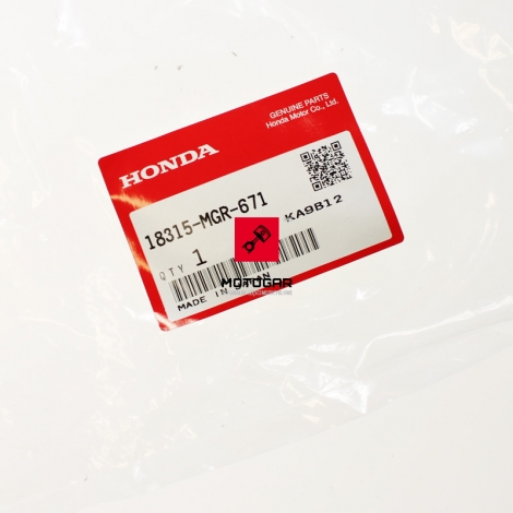 Osłona kolektora wydechowego Honda VT 750 2010-2014 tylnego [OEM: 18315MGR671]