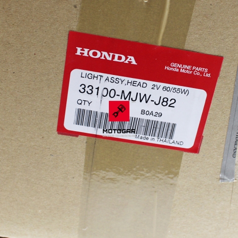 Lampa reflektor Honda CB 500X przednia [OEM: 33100MJWJ82]
