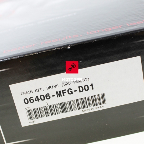 Łańcuch zębatki Honda CB 600F CBR 600F zestaw nepędowy [OEM: 06406MFGD01]