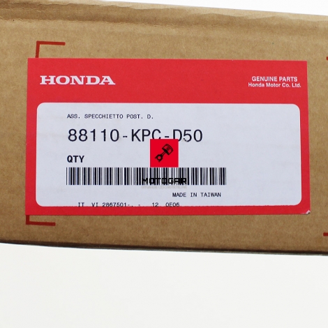Lusterko Honda XL 125 Varadero 2007-2011 prawe [OEM: 88110KPCD50]
