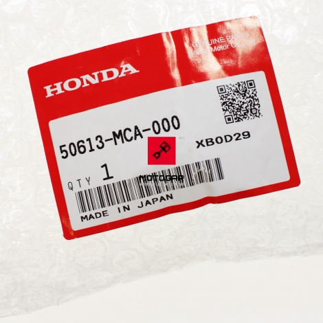 Set uchwyt podnóżka kierowcy Honda GL 1800 Gold Wing prawy przód [OEM: 50613MCA000]