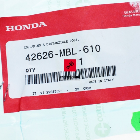 Tuleja dystans koła Honda NT 650 700 Deauville lewa [OEM: 42626MBL610]