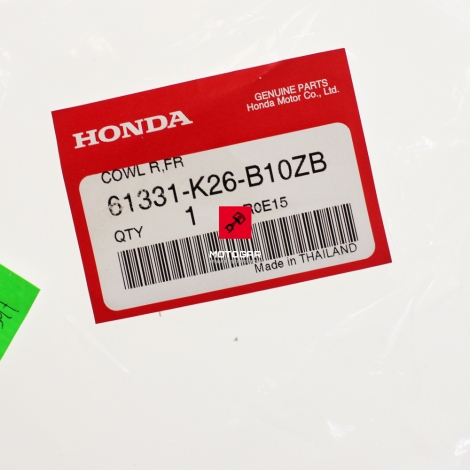 Plastik lampy Honda MSX 125 2016-2018 prawy czerwony [OEM: 61331K26B10ZB]