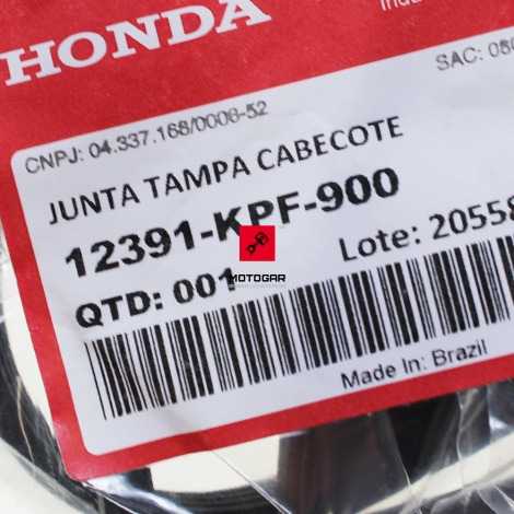 Uszczelka pokrywy zaworów Honda CBF 250 2004 2006 [OEM: 12391KPF900]