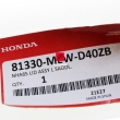 Pokrywa kufra bocznego Honda NT 700V Deauville 2006-2010 lewa czarna [OEM: 81330MEWD40ZB]
