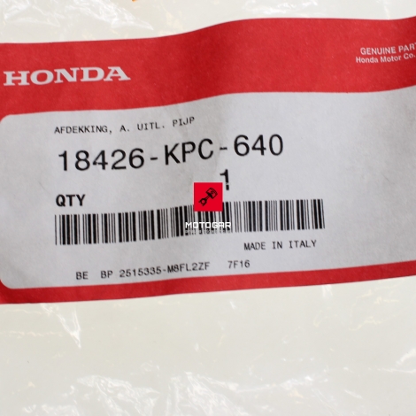 Osłona kolektora wydechowego Honda XL 125 Varadero 2001-2011 tylna [OEM: 18426KPC640]