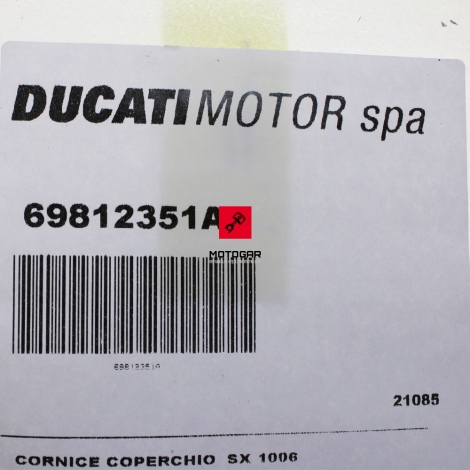 Nakładka kufra Ducati Multistrada 950 Touring 2017 lewa [OEM: 69812351A]