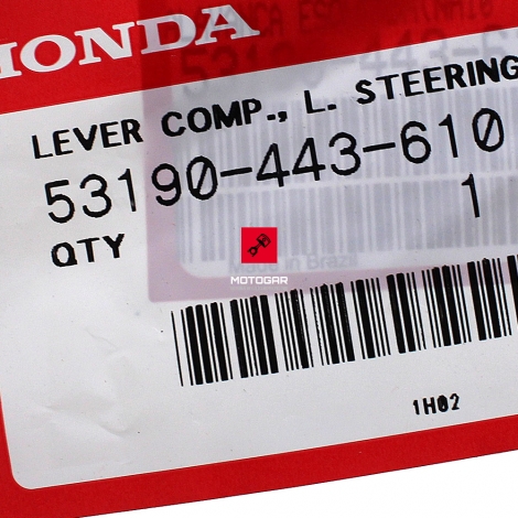 Klamka dźwignia sprzęgła Honda CBF 250 2004 2006 [OEM: 53190443610]