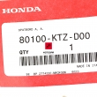 Błotnik Honda PES 125 PES 150 chlapacz tylny [OEM: 80100KTZD00]