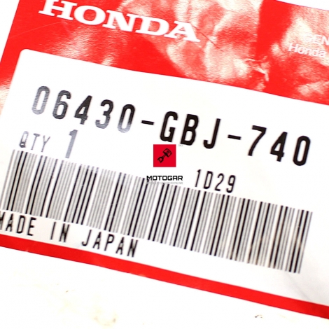 Szczęki hamulcowe Honda Rebel CA 125 1995-1998 CMX 250 1996-1998 [OEM: 06430GBJ740]