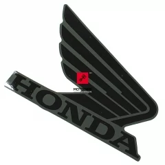 Naklejka, emblemat prawej strony zbiornika paliwa, baku Honda TRX420 FourTrax, TRX500 Foreman Rubicon [OEM: 87121HM8B20ZB]