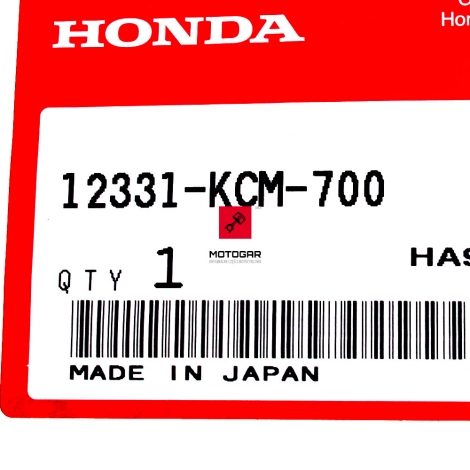 Dekiel rozrządu Honda XLR 125 pokrywa lewa głowicy 1998 1999 [OEM: 12331KCM700]