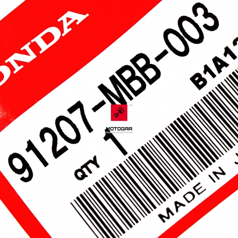 Uszczelniacz wałka zdawczego Honda XL VTR CRF 1000 39X72X8 [OEM: 91207MBB003]