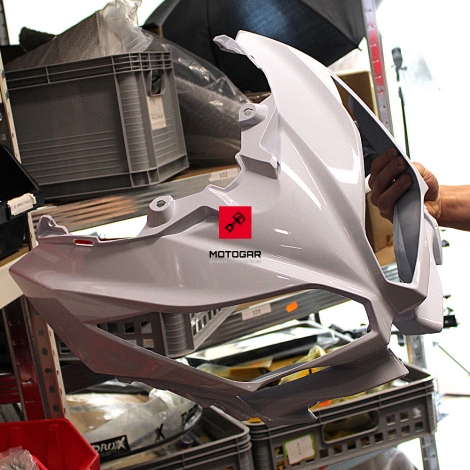 Czacha Kawasaki KLE 650 Versys owiewka przednia biała [OEM: 55028051425Y]