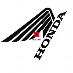 Naklejka na owiewkę Honda CBF 600 2008-2009 prawa [OEM: 64222MERR60ZA]