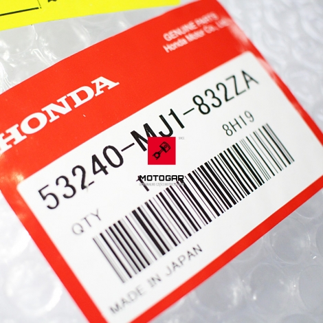 Mocowanie, uchwyt przedniego błotnika Honda CBX 750 białe [OEM: 53240MJ1832ZA]