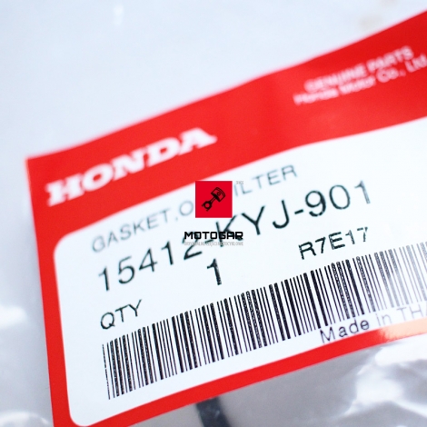  Uszczelka pokrywy filtra oleju Honda CRF CBR 250 [OEM: 15412KYJ901]