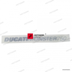 Naklejka owiewki tylnej ogona Ducati Monster 750 [OEM: 43610971BA]