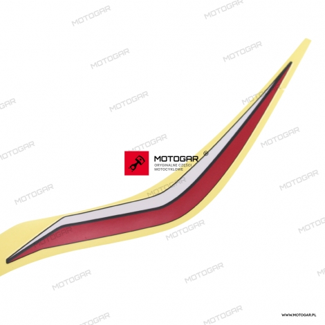 Naklejka owiewki tył ,prawy Suzuki GSX-S 1000 [OEM: 6813504K40BQ4]