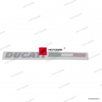 Naklejka flaga owiewki lewy tył Ducati MONSTER [OEM: 4381D251B]