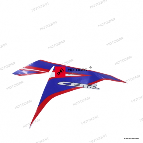 Naklejka boczna prawa Honda CBR125 [OEM: 86643KPPT00ZB]