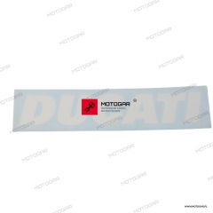 Naklejka logo na bak Ducati Monster S2R, Monster S4R, Hypermotard, Multistrada [OEM: 43611481A]