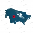 Osłona nogi (lewa osłona) (kolor: turkusowy / Kawasaki Pearl Nightshade Teal 68D) Kawasaki VN1700 Vulcan [OEM: 55028022268D]